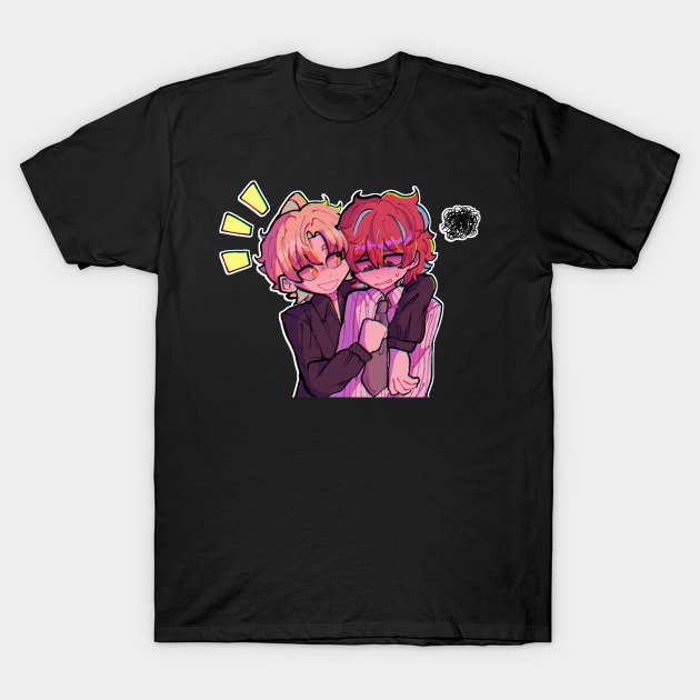 doppo and hifumi T-Shirt by voluorem